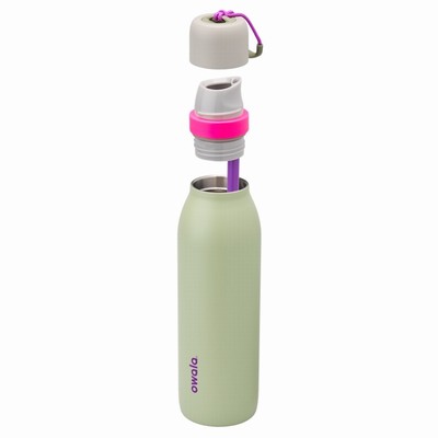 Owala 18oz FreeSip® Twist Water Bottles Grey | 7528-UKVXT